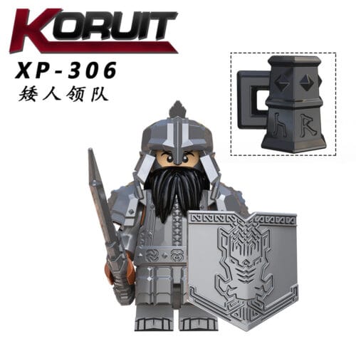 Lord of the Rings Dwarven Warrior Minifigures XP306
