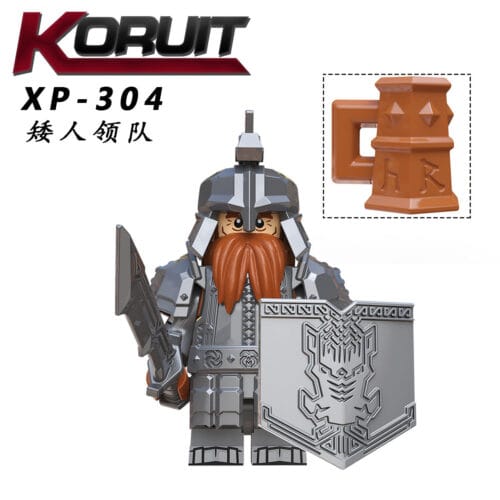 Lord of the Rings Dwarven Warrior Minifigures XP304