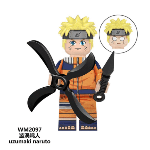 Anime Naruto Shippuden Naruto Uzumaki Minifigures WM2097