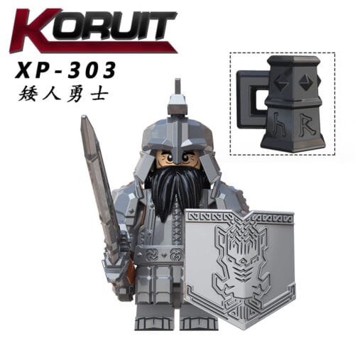 Lord of the Rings Dwarven Warrior Minifigures XP303