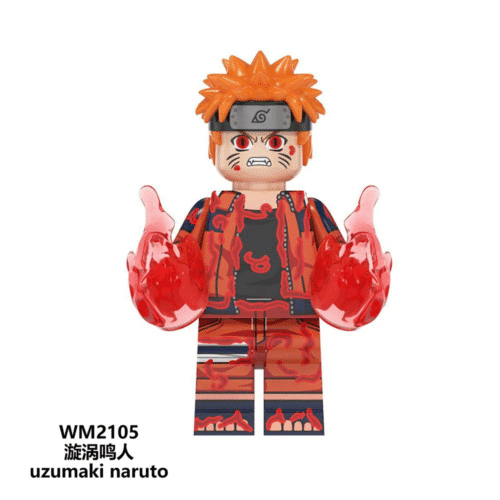 Anime Naruto Shippuden Naruto Uzumaki Minifigures WM2105