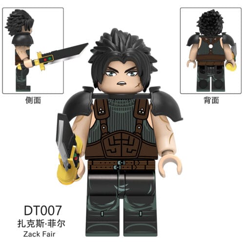 Game Final Fantasy Zack Fair Minifigures DT007