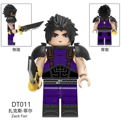 Game Final Fantasy Zack Fair Minifigures DT011