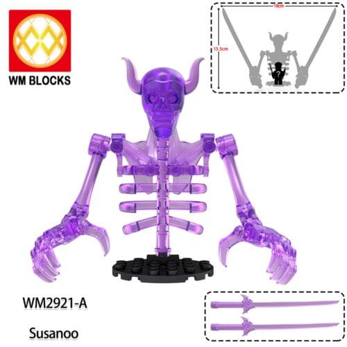 Anime Naruto Susanoo(Uchiha Sasuke) Minifigures WM2921A