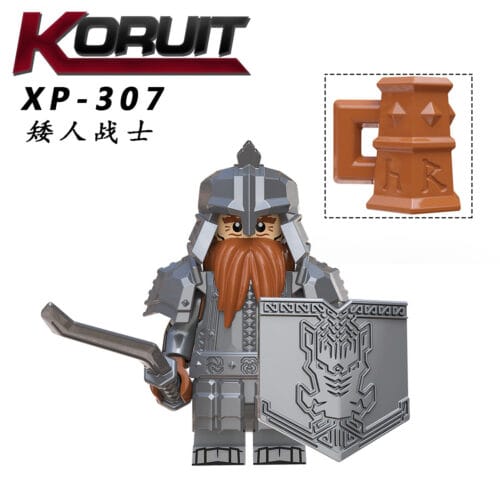 Lord of the Rings Dwarven Warrior Minifigures XP307