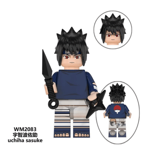 Anime Naruto Shippuden Sasuke Uchiha Minifigures WM2083