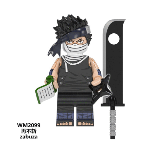Anime Naruto Shippuden Zabuza Minifigures WM2099