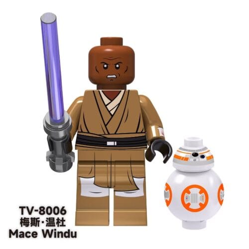 Star Wars Mace Windu with BB-8 Minifigures TV8006