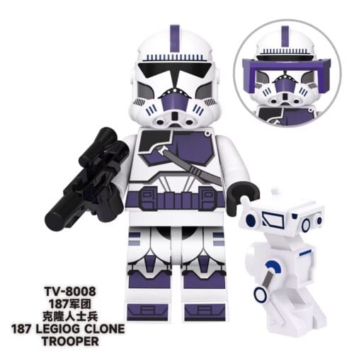 Star Wars 187th Legion Clone Trooper with BD-1 Minifigures TV8008
