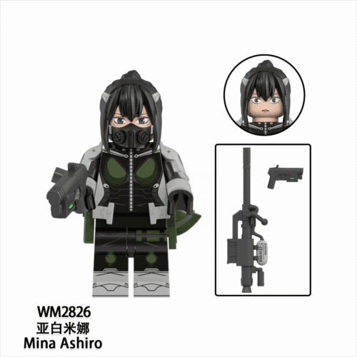 Anime Kaiju No. 8 Mina Ashiro Minifigures WM2826