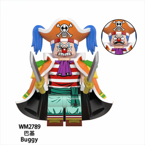 Anime One Piece Buggy Minifigures WM2789