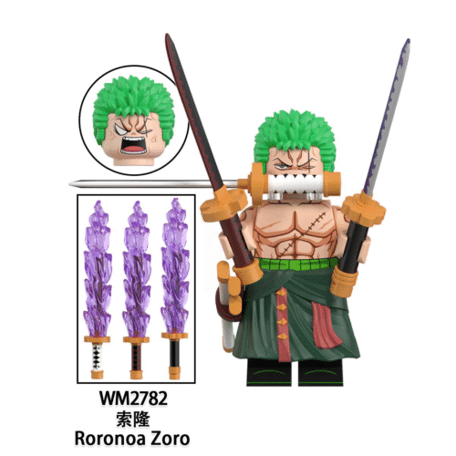 Anime One Piece Roronoa Zoro Minifigures WM2782