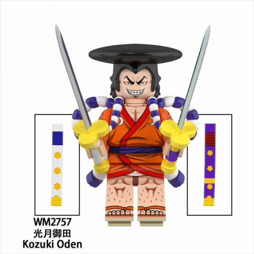 Anime One Piece Kozuki Oden Minifigures WM2757