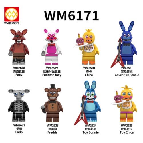 Five Nights at Freddy's FNaF Minifigures WM6171