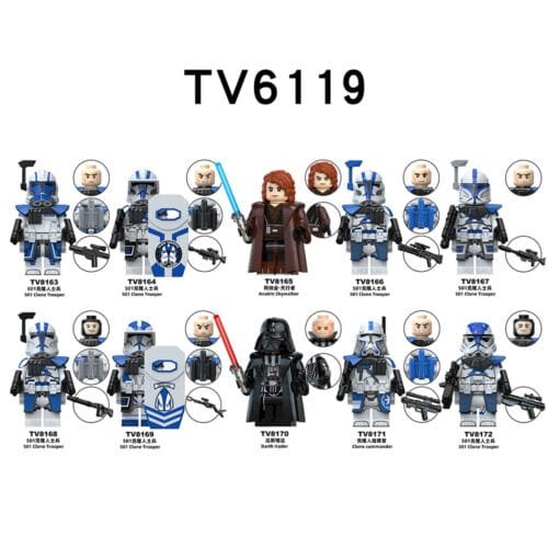 Star Wars 501 Clone Trooper Minifigures TV6119